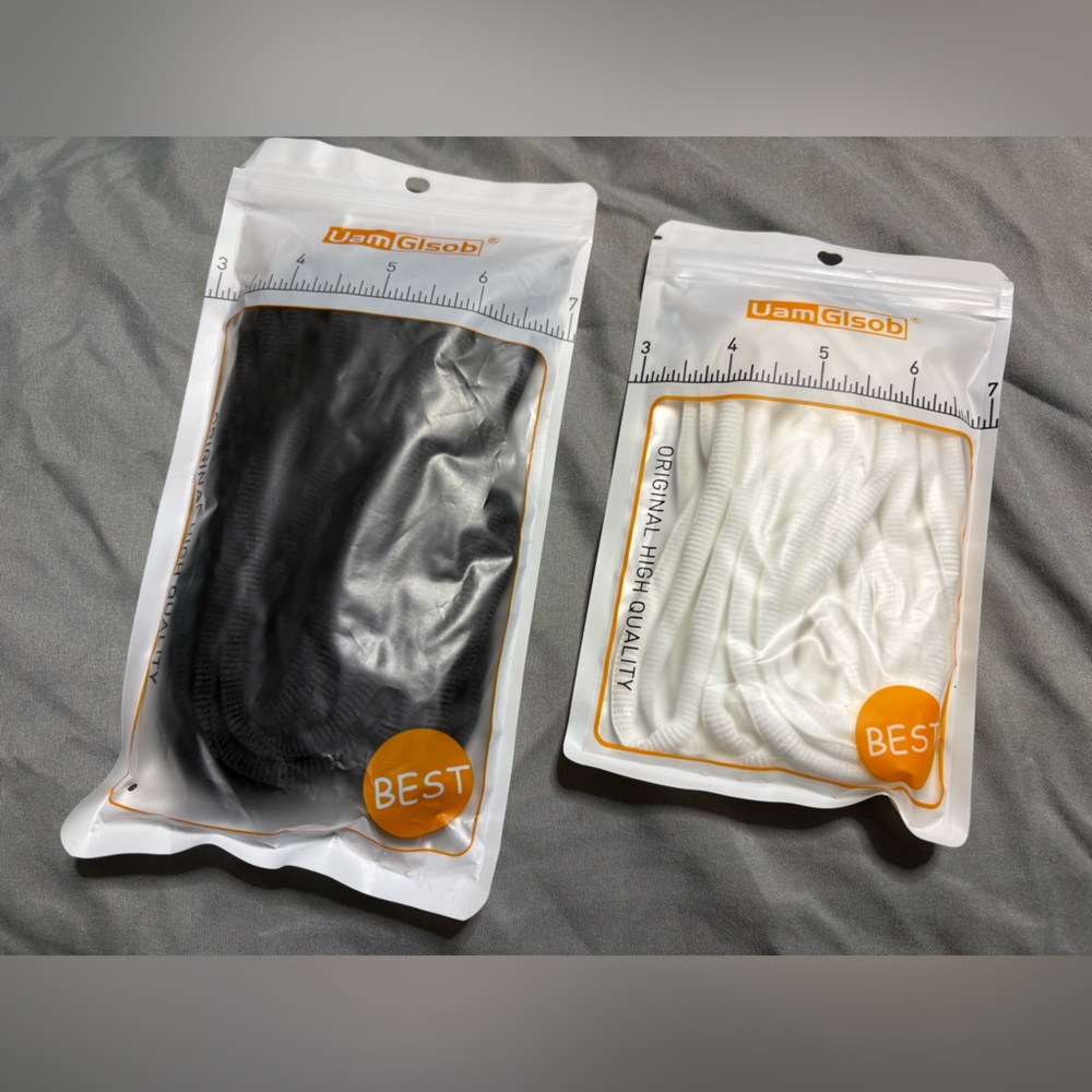 Black and White Shoelaces